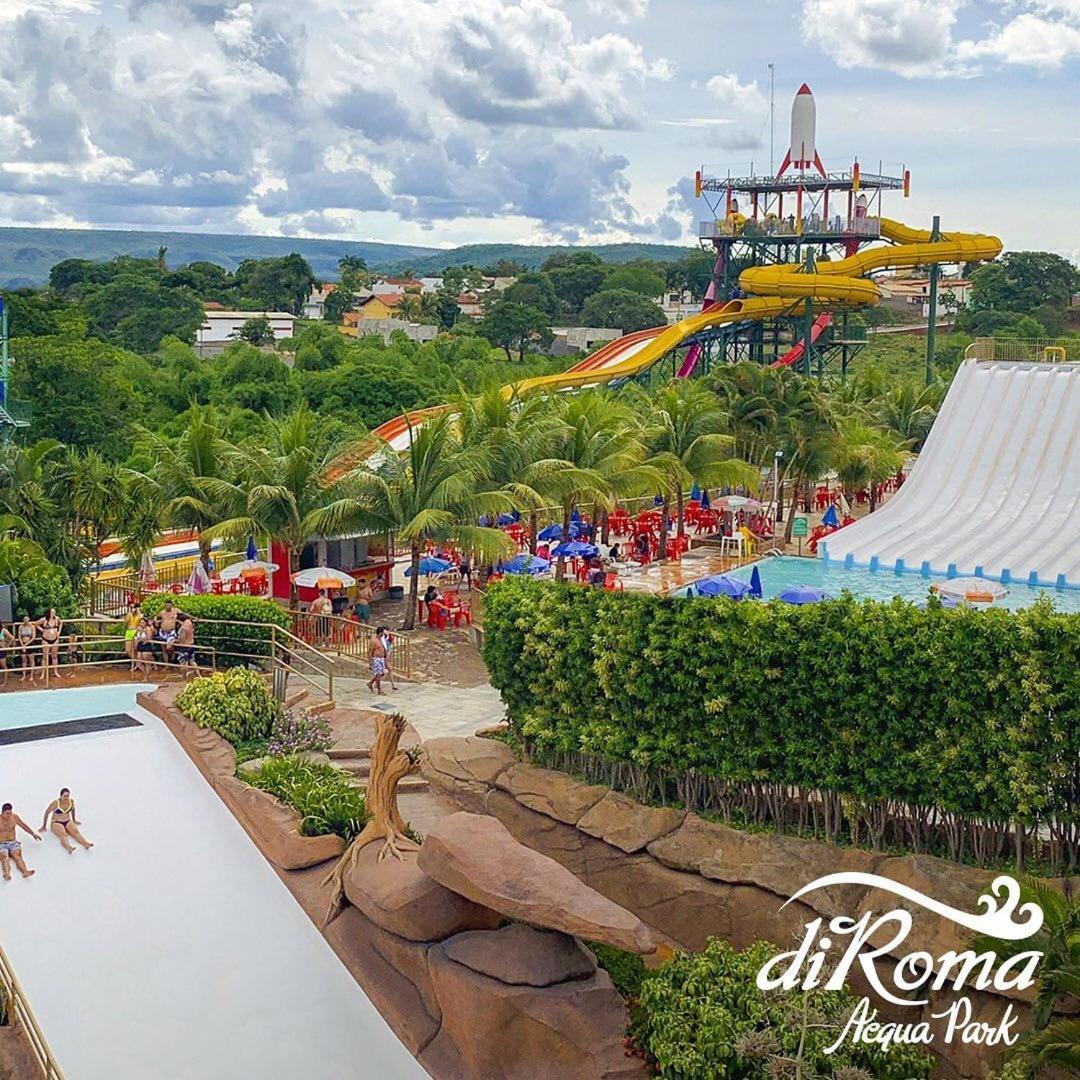 Апарт отель Piazza Diroma Acesso Diroma Acqua Park Gratuito Star Temporada Калдас-Новас Экстерьер фото