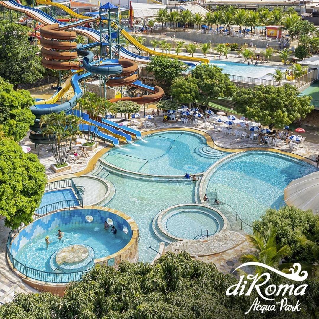 Апарт отель Piazza Diroma Acesso Diroma Acqua Park Gratuito Star Temporada Калдас-Новас Экстерьер фото